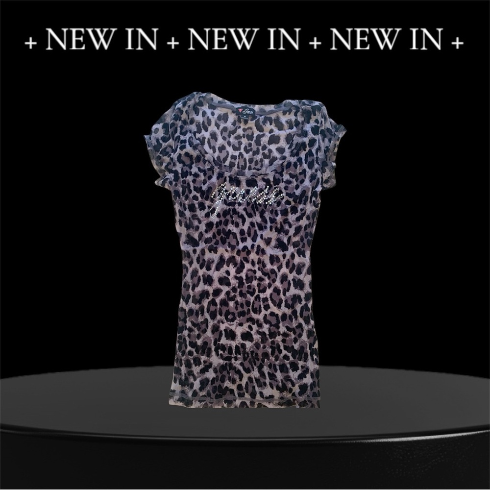 Guess Chic Leopard Print Top
